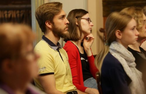  [fot. Andrzej Romański] Zdjęcie reportażowe z XIX Toruńskiego Festiwalu Nauki i Sztuki.  Kliknij, aby powiększyć zdjęcie