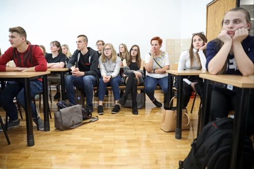  [fot. Andrzej Romański] Zdjęcie reportażowe z wydarzenia XIX Toruńskiego Festiwalu Nauki i Sztuki.  Kliknij, aby powiększyć zdjęcie